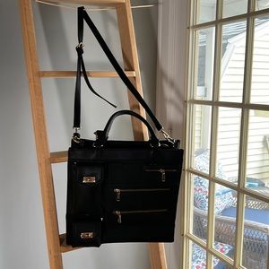 Laptop purse, great condition, black, shoulder Strap or handles